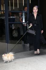 KELLY OSBOURNE Leaves Watch What Happens Live in New York 04/24/2017