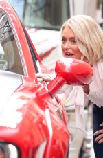 KELLY RIPA Leaves Live with Kelly Studio in New York 04/12/2017
