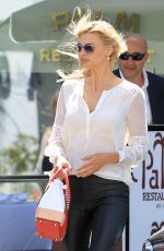 KELLY ROHRBACH at Palm Restaurant in Beverly Hills 04/19/2017