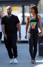 KELLY ROWLAND and Tim Witherspoon Out in Sydney 03/29/2017