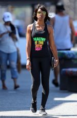 KELLY ROWLAND and Tim Witherspoon Out in Sydney 03/29/2017
