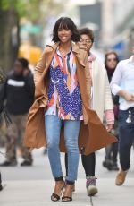 KELLY ROWLAND Leaves CBS Studios in New York 04/28/2017