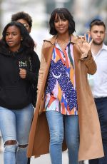 KELLY ROWLAND Leaves CBS Studios in New York 04/28/2017