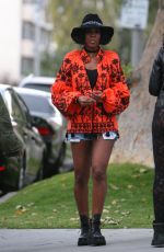 KELLY ROWLAND Out and About in Los Angeles 04/16/2017