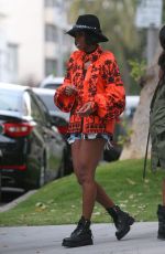 KELLY ROWLAND Out and About in Los Angeles 04/16/2017