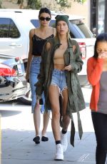 KENDALL JENNER and HAILEY BALDWIN Out for Lunch in Beverly Hills 04/18/2017