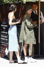 KENDALL JENNER and HAILEY BALDWIN Out for Lunch in Beverly Hills 04/18/2017