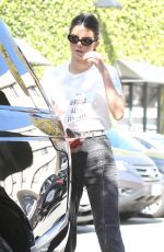 KENDALL JENNER Arrives at Honor Bar in West Hollywood 04/20/2017