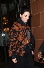 KENDALL JENNER Leaves C Restaurant in Mayfair 04/05/2017