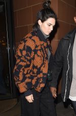 KENDALL JENNER Leaves C Restaurant in Mayfair 04/05/2017