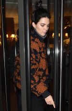 KENDALL JENNER Leaves C Restaurant in Mayfair 04/05/2017