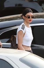 KENDALL JENNER Leaves Keeping up with the Kardashian Show Set in Los Angeles 04/27/2017