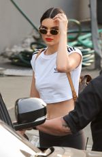 KENDALL JENNER Leaves Keeping up with the Kardashian Show Set in Los Angeles 04/27/2017