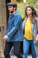 KERI RUSSELL and  Matthew Rhys Out and About in New York 04/24/2017