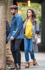 KERI RUSSELL and  Matthew Rhys Out and About in New York 04/24/2017