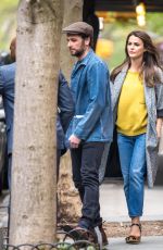 KERI RUSSELL and  Matthew Rhys Out and About in New York 04/24/2017