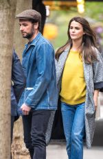 KERI RUSSELL and  Matthew Rhys Out and About in New York 04/24/2017