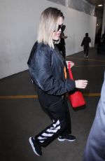 KHLOE KARDASHIAN at LAX Airport in Los Angeles 04/17/2017
