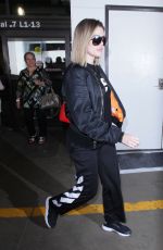 KHLOE KARDASHIAN at LAX Airport in Los Angeles 04/17/2017