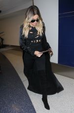 KHLOE KARDASHIAN at Los Angeles International Airport 04/28/2017