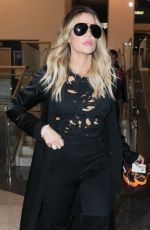 KHLOE KARDASHIAN at Los Angeles International Airport 04/28/2017