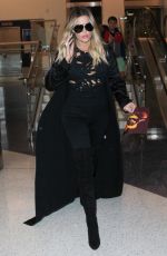 KHLOE KARDASHIAN at Los Angeles International Airport 04/28/2017