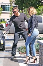 KHLOE KARDASHIAN in Tight Jeans Out in Westlake Village 04/26/2017
