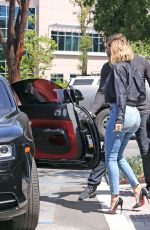 KHLOE KARDASHIAN in Tight Jeans Out in Westlake Village 04/26/2017