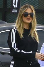 KHLOE KARDASHIAN on the Set of Her TV Show in Culver City 04/06/2017