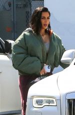 KIM KARDASHIAN Arrives at a Studio in Los Angeles 04/03/2017