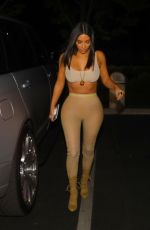 KIM KARDASHIAN Arrives at La Scala Restaurant in Los Angeles 04/19/2017