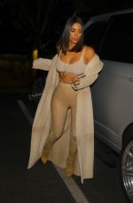 KIM KARDASHIAN Arrives at La Scala Restaurant in Los Angeles 04/19/2017