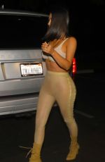 KIM KARDASHIAN Arrives at La Scala Restaurant in Los Angeles 04/19/2017