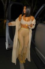 KIM KARDASHIAN Arrives at La Scala Restaurant in Los Angeles 04/19/2017