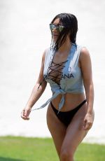 KIM KARDASHIAN in Bikini Bottom on Vacation in Tulum 04/24/2017