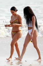 KIM KARDASHIAN in Bikini on the Beach in Tulum 04/24/2017