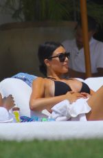 KIM KARDASHIAN in Bikini on Vacation in Mexico 04/24/2017