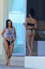 KIM KARDASHIAN in Bikini on Vacation in Mexico 04/24/2017