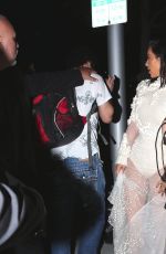 KIM KARDASHIAN is Terrified as She is Hit in the Nose by a Man as She Leaves Mr. Chow in Los Angeles 04/02/2017