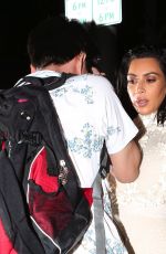 KIM KARDASHIAN is Terrified as She is Hit in the Nose by a Man as She Leaves Mr. Chow in Los Angeles 04/02/2017