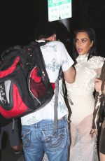 KIM KARDASHIAN is Terrified as She is Hit in the Nose by a Man as She Leaves Mr. Chow in Los Angeles 04/02/2017