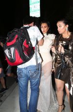 KIM KARDASHIAN is Terrified as She is Hit in the Nose by a Man as She Leaves Mr. Chow in Los Angeles 04/02/2017