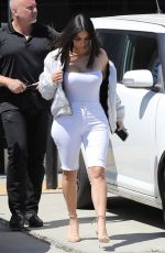 KIM KARDASHIAN Leaves a Studio in Hollywood 03/31/2017