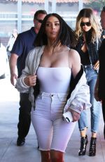 KIM KARDASHIAN Leaves a Studio in Hollywood 03/31/2017