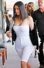 KIM KARDASHIAN Leaves a Studio in Hollywood 03/31/2017