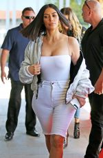 KIM KARDASHIAN Leaves a Studio in Hollywood 03/31/2017