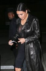KIM KARDASHIAN Leaves a Sushi Restaurant in Los Angeles 04/01/2017