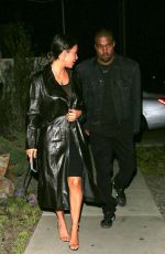 KIM KARDASHIAN Leaves a Sushi Restaurant in Los Angeles 04/01/2017