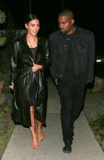 KIM KARDASHIAN Leaves a Sushi Restaurant in Los Angeles 04/01/2017