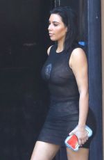 KIM KARDASHIAN Out and About in Los Angeles 04/20/2017